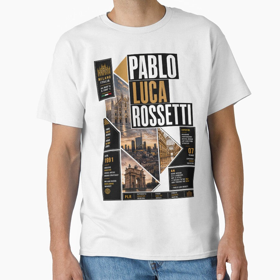 Pablo Luca Rossetti Milano Urban Style Street Wear by - Adult & Kids T-Shirts, Sweatshirts & Hoodies apparel design preview 1