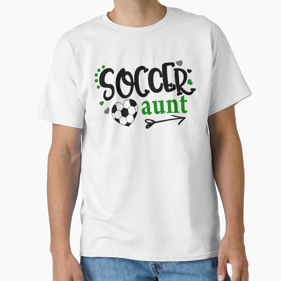 Soccer Aunt T-Shirt - Custom Art Print for Adults - T-Shirt, Sweatshirt, Hoodie