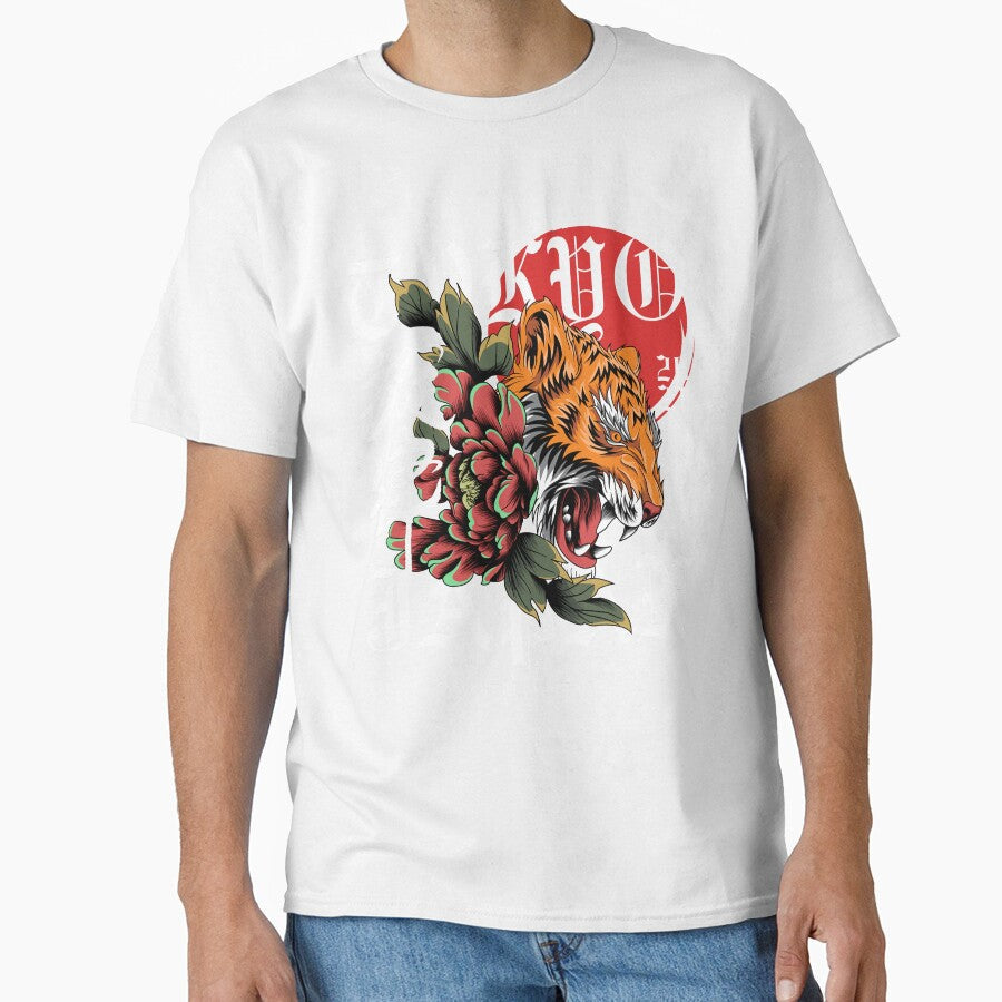 TOKYO JAPAN TIGER design by magnoliaclo - Adult & Kids T-Shirts, Sweatshirts & Hoodies apparel design preview 1