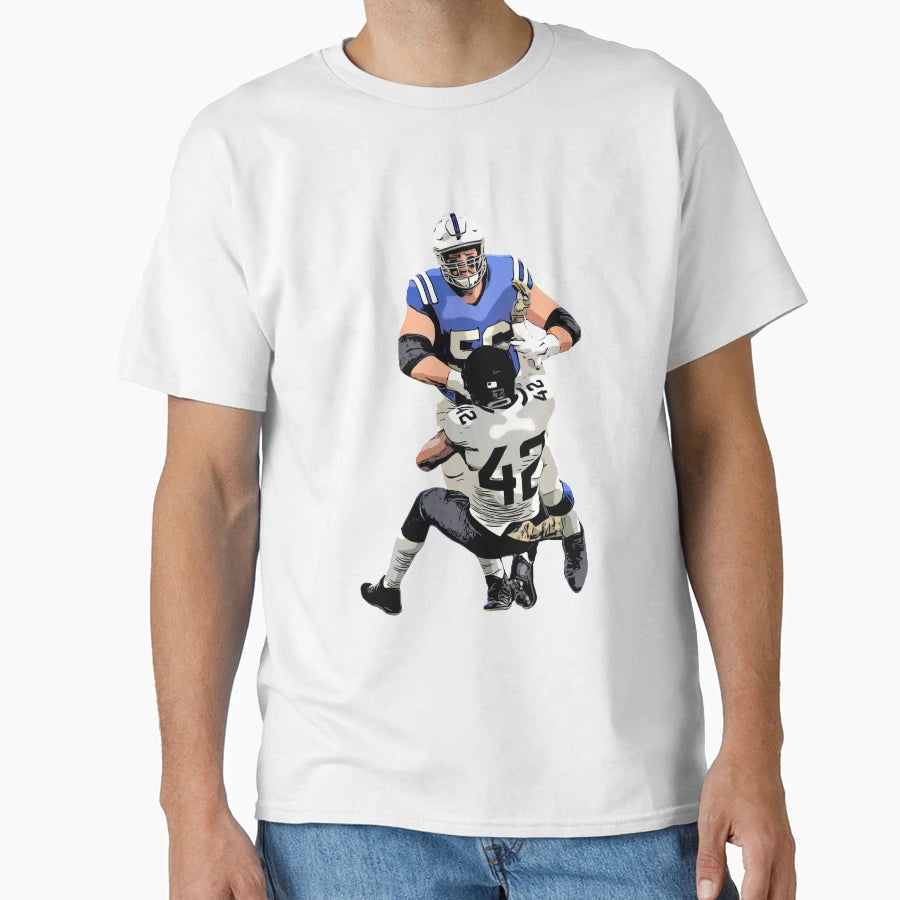 Quenton Nelson Colts Nfl T-Shirt - Trendy Graphic for Adults - T-Shirt, Sweatshirt, Hoodie