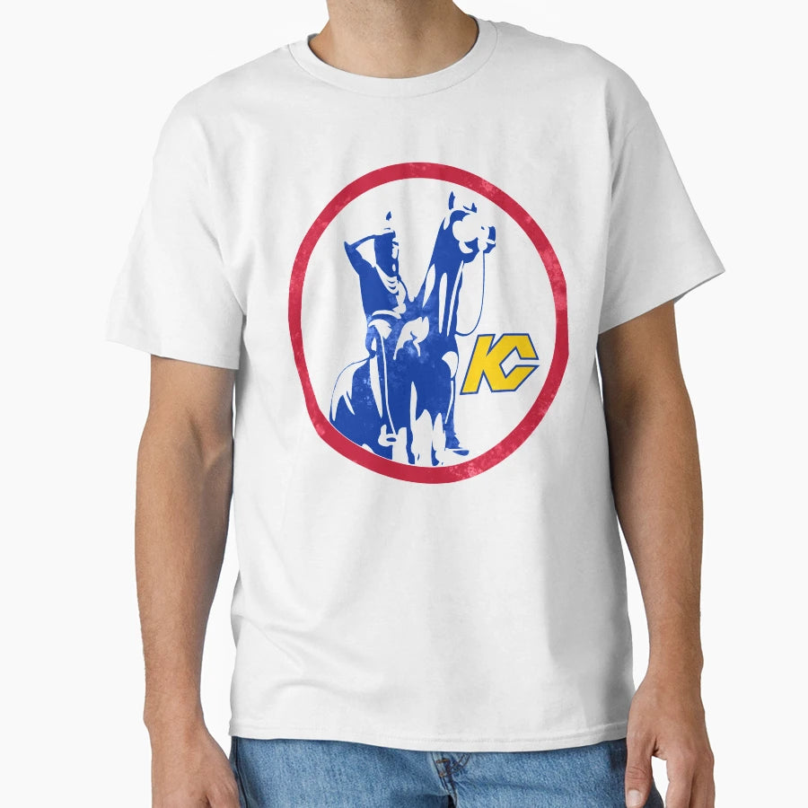Kansas City Scouts Defunct Hockey Team Fan T-Shirt - Trendy Graphic Unisex - T-Shirt, Sweatshirt, Hoodie