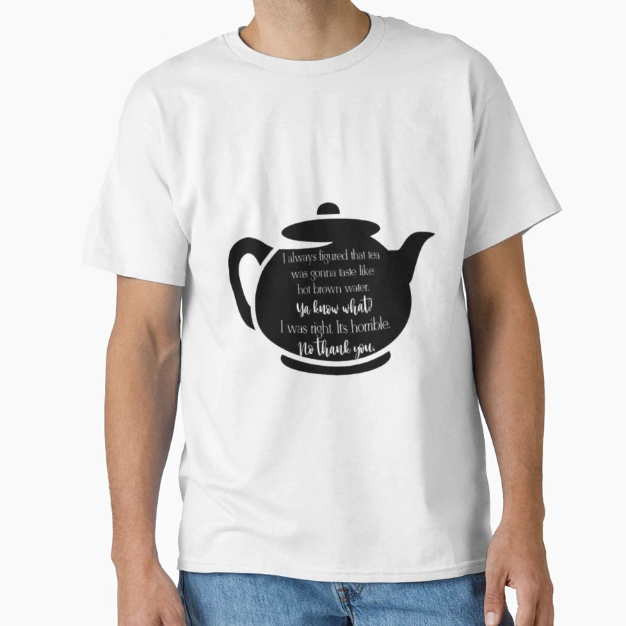 Tea Time T-Shirt - Minimalist Print Men Women - T-Shirt, Sweatshirt, Hoodie
