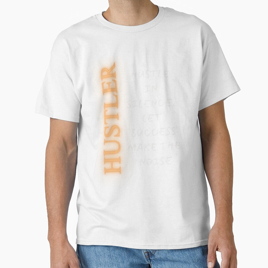 Street Hustler Graphic 'Hustle in Silence' Streetwear - Adult & Kids T-Shirts, Sweatshirts & Hoodies apparel design preview 1
