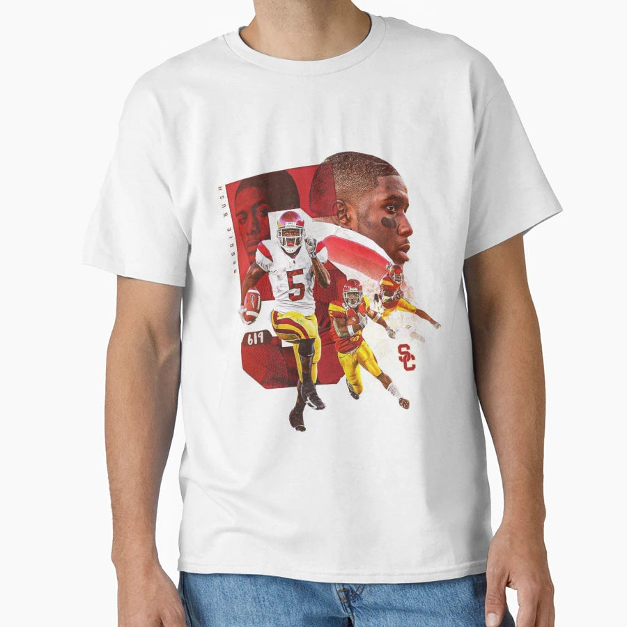 Reggie Bush T-Shirt - Graphic Print for Adults - T-Shirt, Sweatshirt, Hoodie