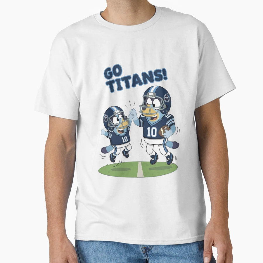 Tennessee Titans Cartoon Funny Fan T-Shirt - Casual Everyday Wear Men Women - T-Shirt, Sweatshirt, Hoodie