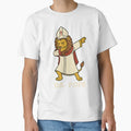 Pope Leo Xiv Lion Dabbing Halloween T-Shirt - Minimalist Print for Adults - T-Shirt, Sweatshirt, Hoodie