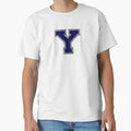 Silver And Navy Varsity Letter Y T-Shirt - Casual Everyday Wear Unisex - T-Shirt, Sweatshirt, Hoodie