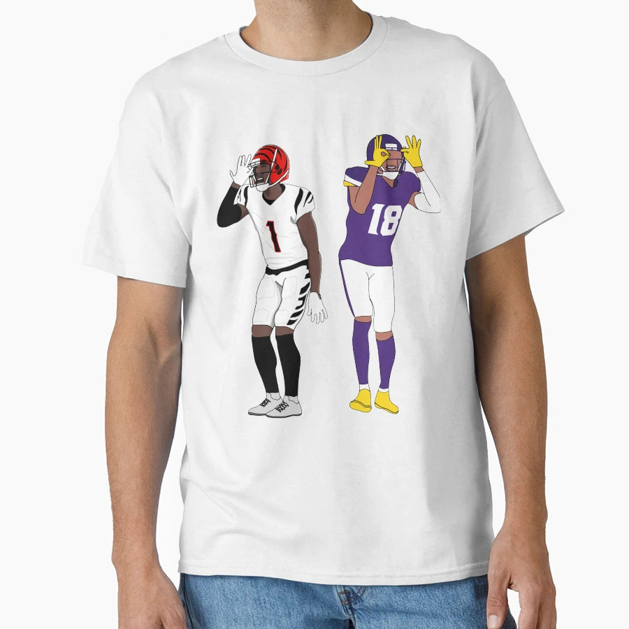 Griddy Duo T-Shirt - Minimalist Print Unisex - T-Shirt, Sweatshirt, Hoodie