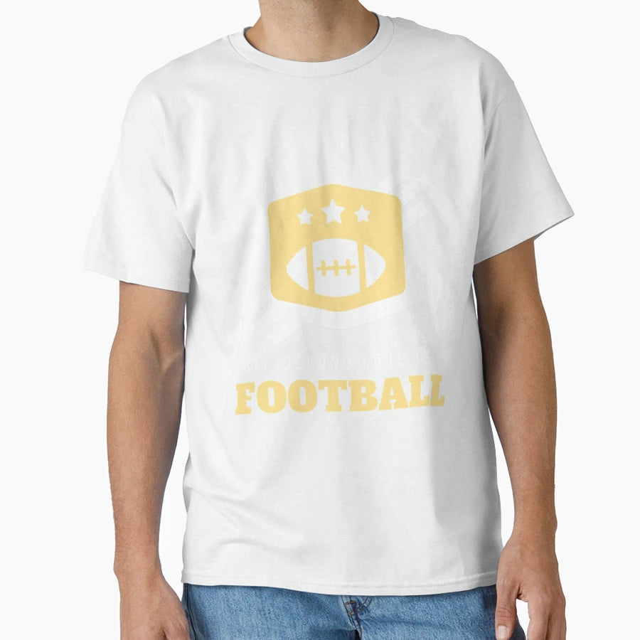 My Second Love Is Football T-Shirt - Custom Art Print Men Women - T-Shirt, Sweatshirt, Hoodie