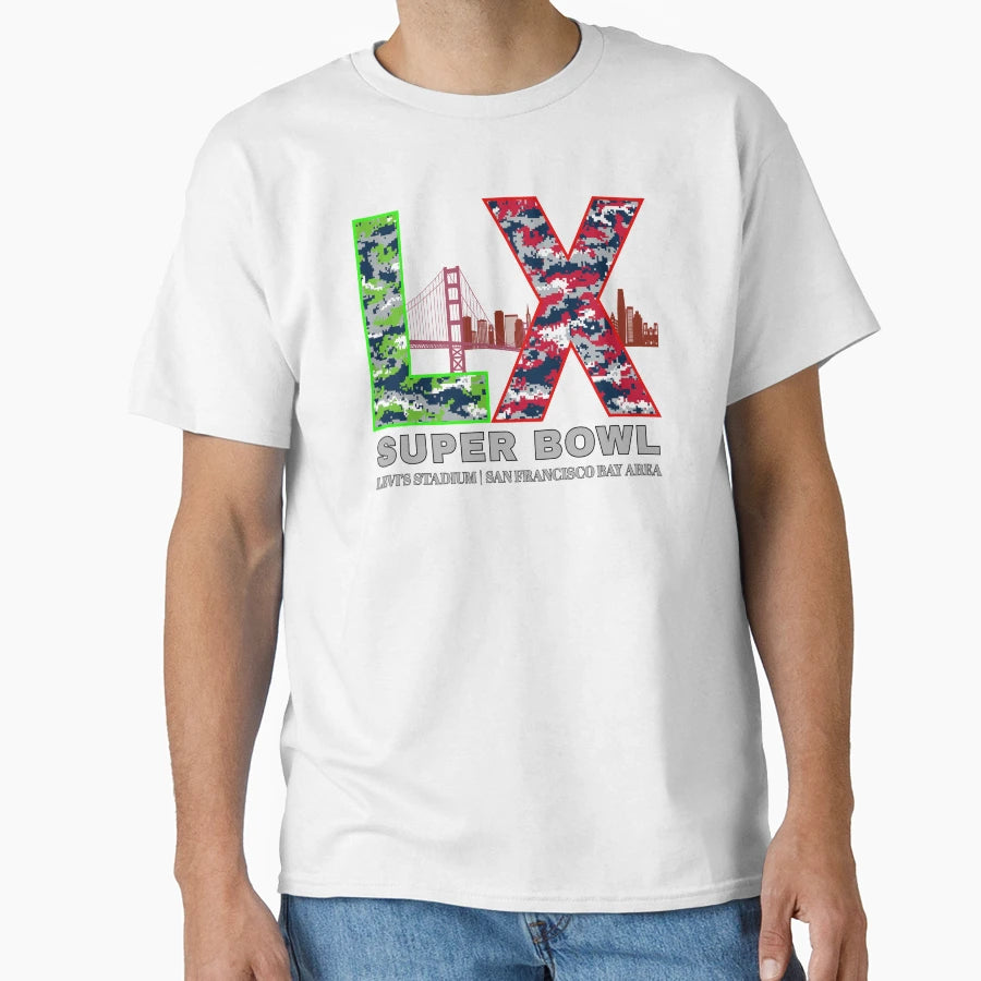 Super Bowl 2026 T-Shirt - Trendy Graphic for Adults - T-Shirt, Sweatshirt, Hoodie