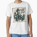 Saint Patrick Stencil Art Beer Toast T-Shirt - Novelty Apparel for Adults - T-Shirt, Sweatshirt, Hoodie