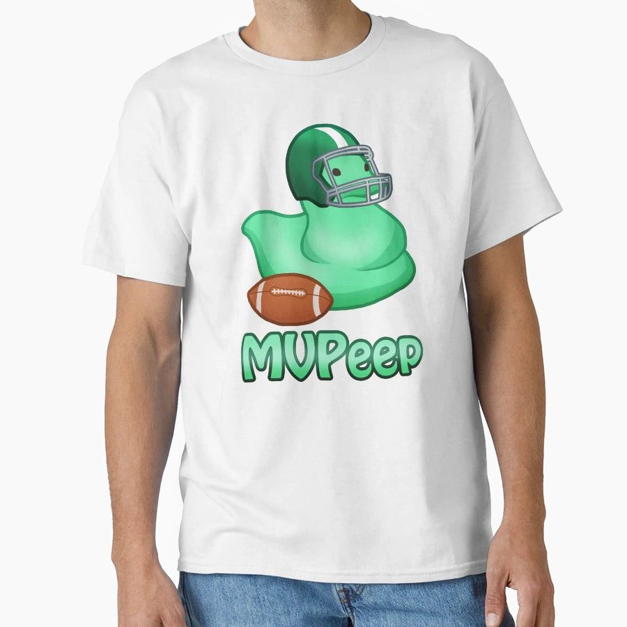 Nfl Football Peeps Green T-Shirt - Fun Novelty Design for Adults - T-Shirt, Sweatshirt, Hoodie