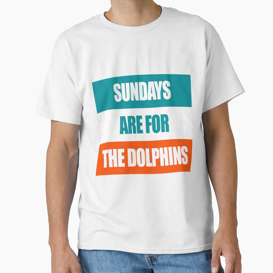 Sundays Are Dolphins T-Shirt - Aesthetic Graphic Unisex - T-Shirt, Sweatshirt, Hoodie
