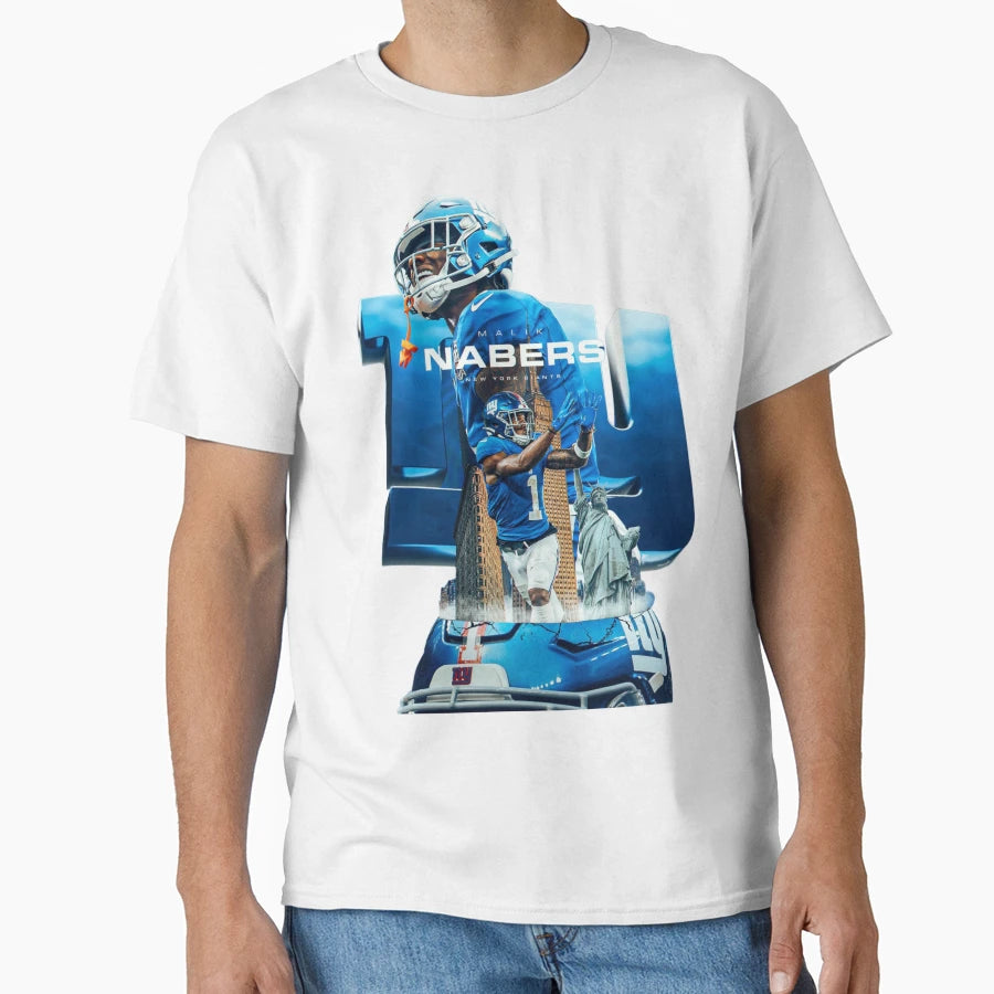 Malik Nabers T-Shirt - Novelty Apparel Unisex - T-Shirt, Sweatshirt, Hoodie