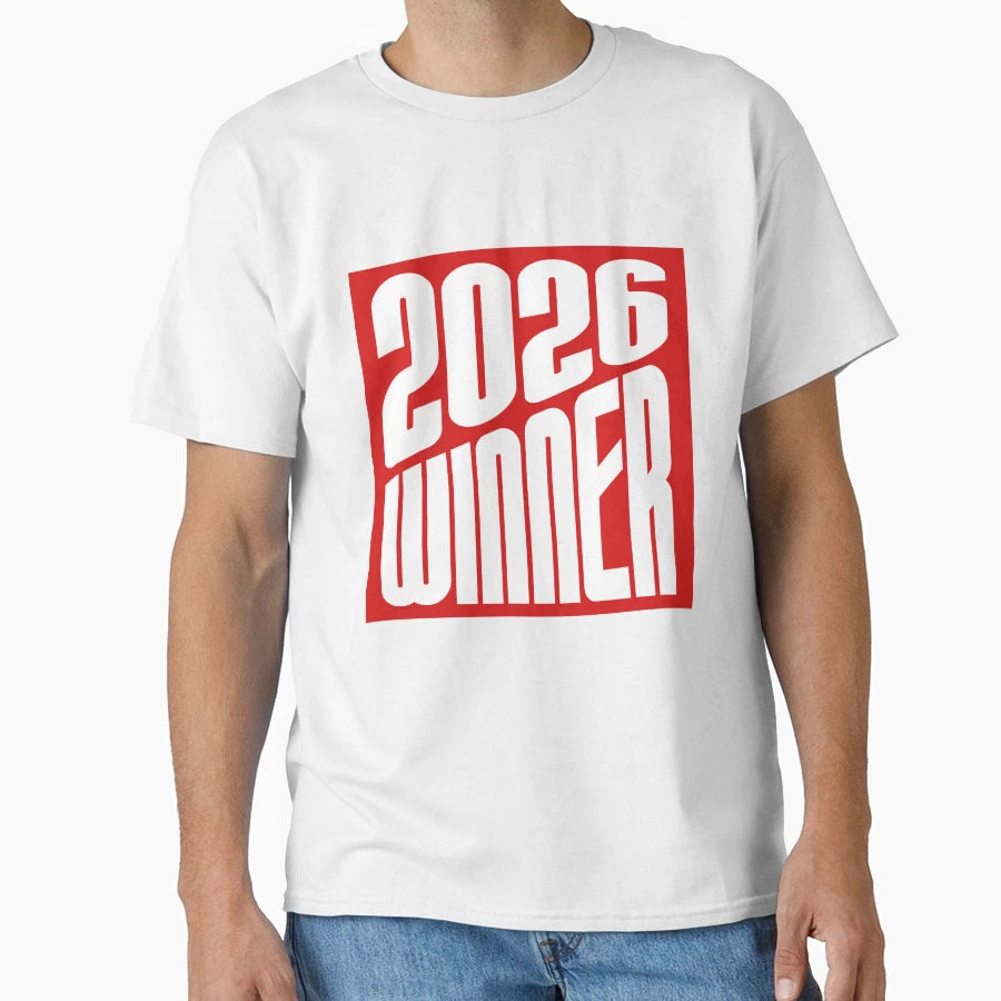 2026 Winner T-Shirt - Minimalist Print for Adults - T-Shirt, Sweatshirt, Hoodie