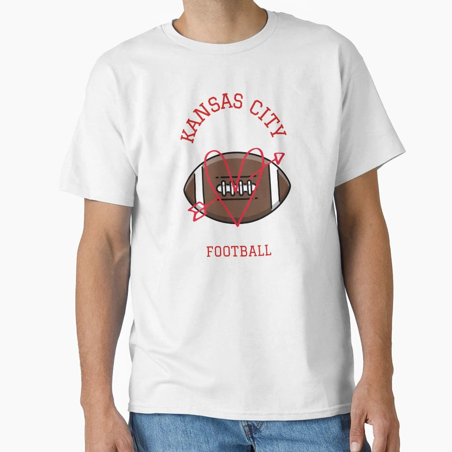 Kansas City Football T-Shirt - Unique Graphic Unisex - T-Shirt, Sweatshirt, Hoodie