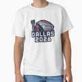 Dallas 2026 Texas Soccer Souvenir V9 T-Shirt - Minimalist Print Men Women - T-Shirt, Sweatshirt, Hoodie