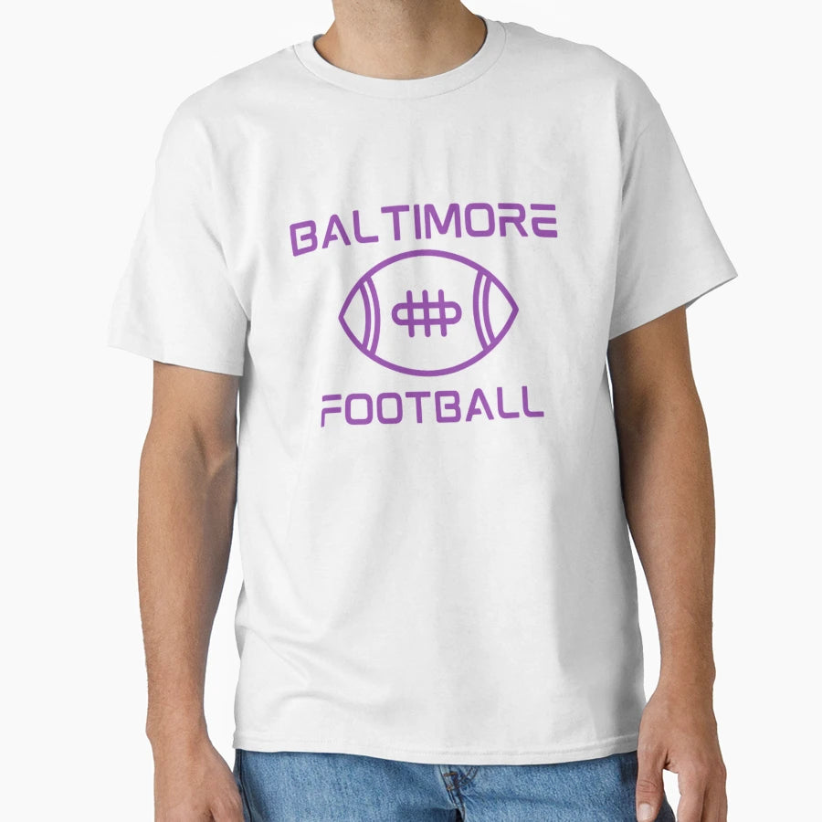 Baltimore Football 4 T-Shirt - Graphic Print for Adults - T-Shirt, Sweatshirt, Hoodie
