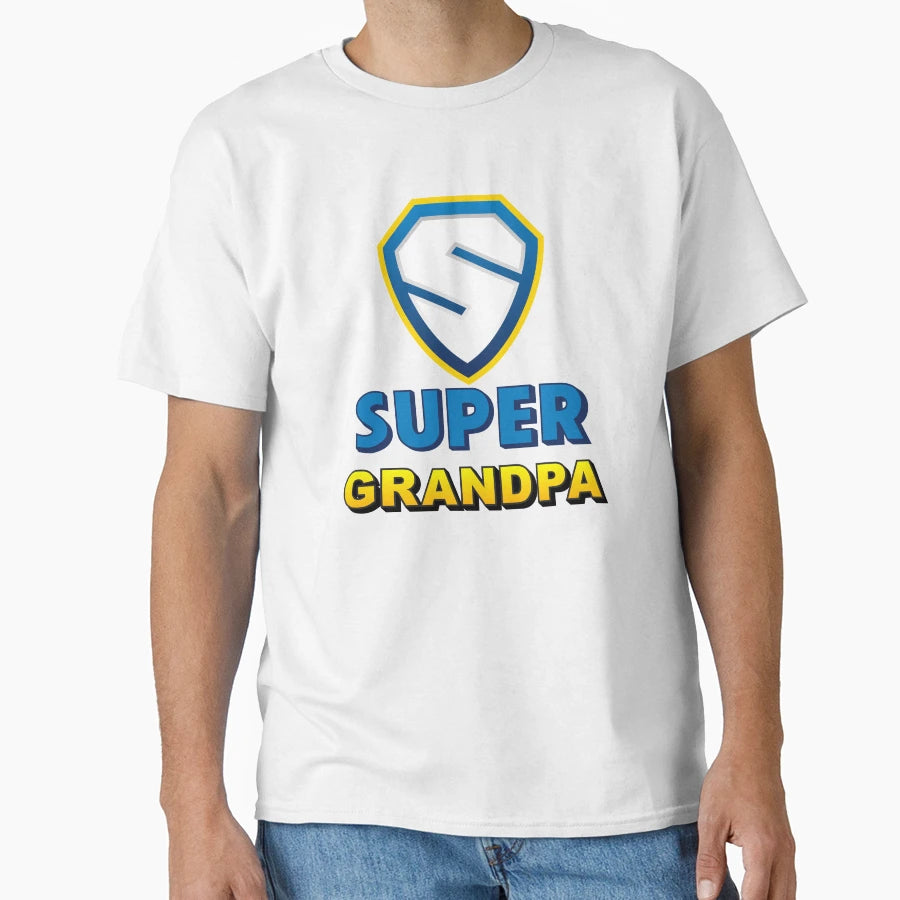 Super Grandpa Super Hero T-Shirt - Unique Graphic for Adults - T-Shirt, Sweatshirt, Hoodie