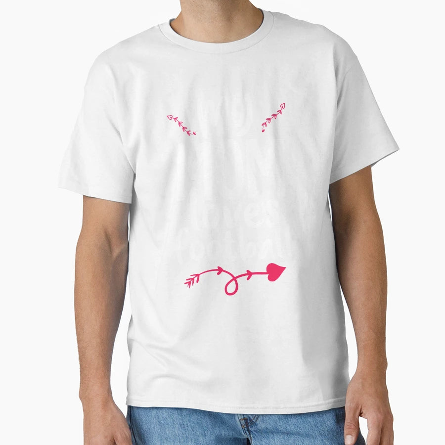 My Mom Loves Football T-Shirt - Custom Art Print for Adults - T-Shirt, Sweatshirt, Hoodie