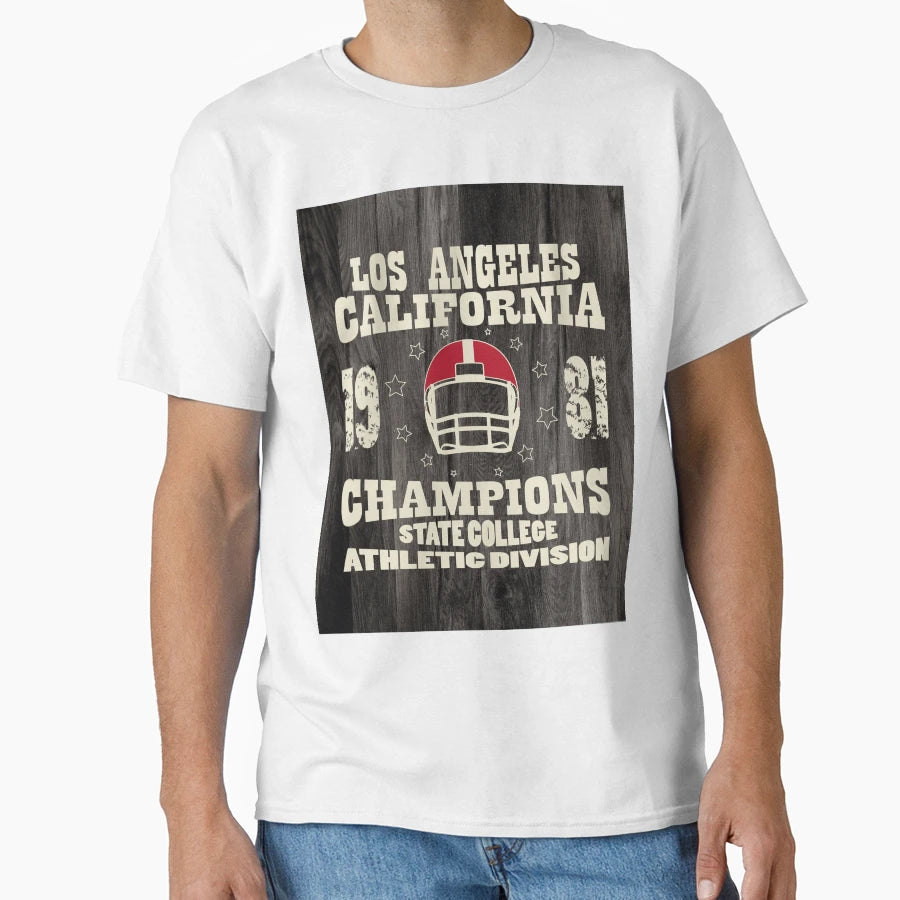 Los Angeles California 1981 T-Shirt - Graphic Print Men Women - T-Shirt, Sweatshirt, Hoodie