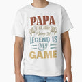 Fathers Day Papa Legend Game 2 T-Shirt - Trendy Graphic for Adults - T-Shirt, Sweatshirt, Hoodie