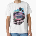 Los Angeles 2026 Palm Tree Sunset V18 T-Shirt - Aesthetic Graphic Men Women - T-Shirt, Sweatshirt, Hoodie
