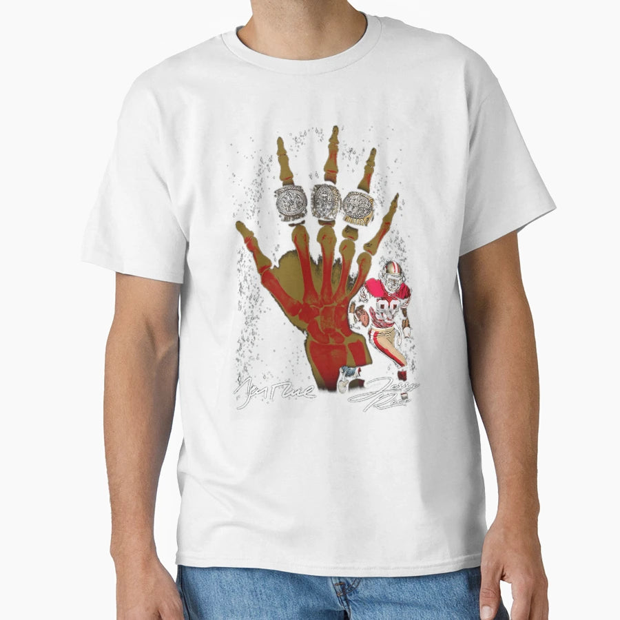 Jerry Rice X Ray T-Shirt - Casual Everyday Wear Unisex - T-Shirt, Sweatshirt, Hoodie