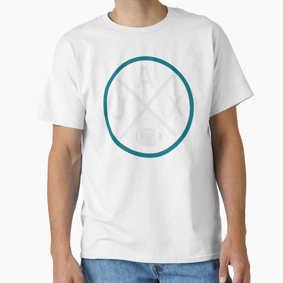Jacksonville Football Emblem Jax T-Shirt - Streetwear Style for Adults - T-Shirt, Sweatshirt, Hoodie