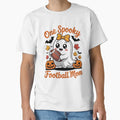 One Spooky Football Mom Halloween T-Shirt - Aesthetic Graphic Unisex - T-Shirt, Sweatshirt, Hoodie