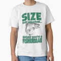 Size Isn't Important Unless You're A Fisherman by - Adult & Kids T-Shirts, Sweatshirts & Hoodies apparel design preview 1