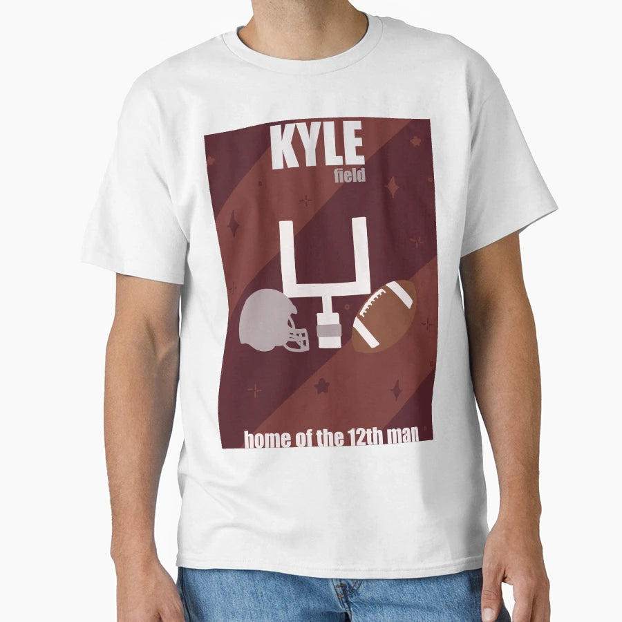 Kyle Field T-Shirt - Unique Graphic for Adults - T-Shirt, Sweatshirt, Hoodie