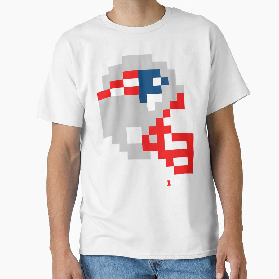 Ne Helmet Tecmo Bowl T-Shirt - Casual Everyday Wear Men Women - T-Shirt, Sweatshirt, Hoodie