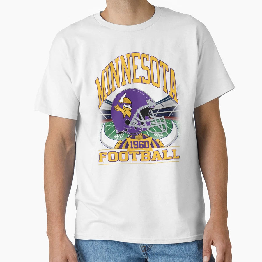Minnesota Football Gridiron Legacy V2 T-Shirt - Minimalist Print Men Women - T-Shirt, Sweatshirt, Hoodie
