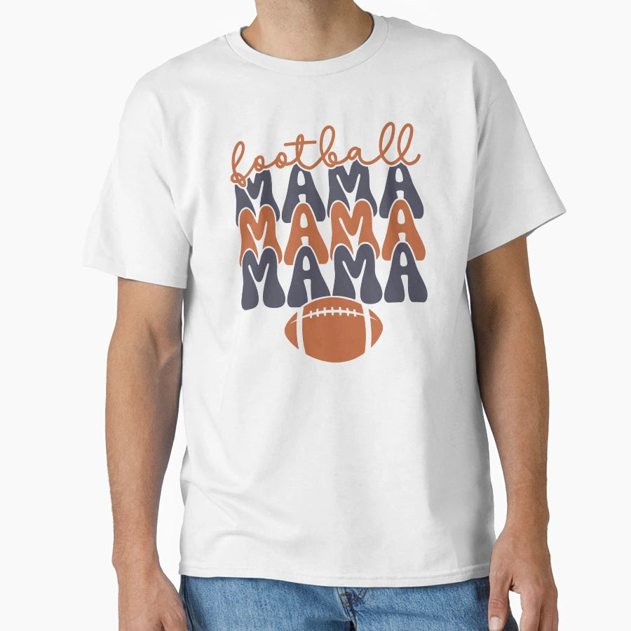 Football Mama T-Shirt - Unique Graphic for Adults - T-Shirt, Sweatshirt, Hoodie
