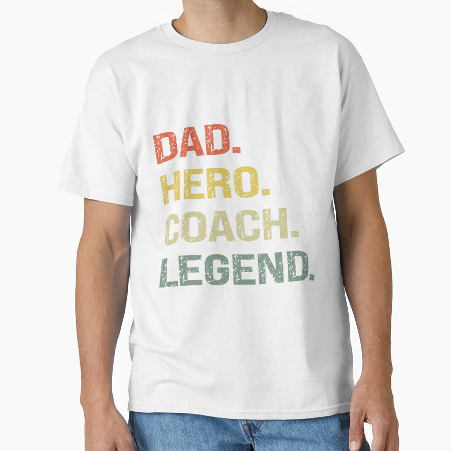 Dad Coach T-Shirt - Fun Novelty Design for Adults - T-Shirt, Sweatshirt, Hoodie