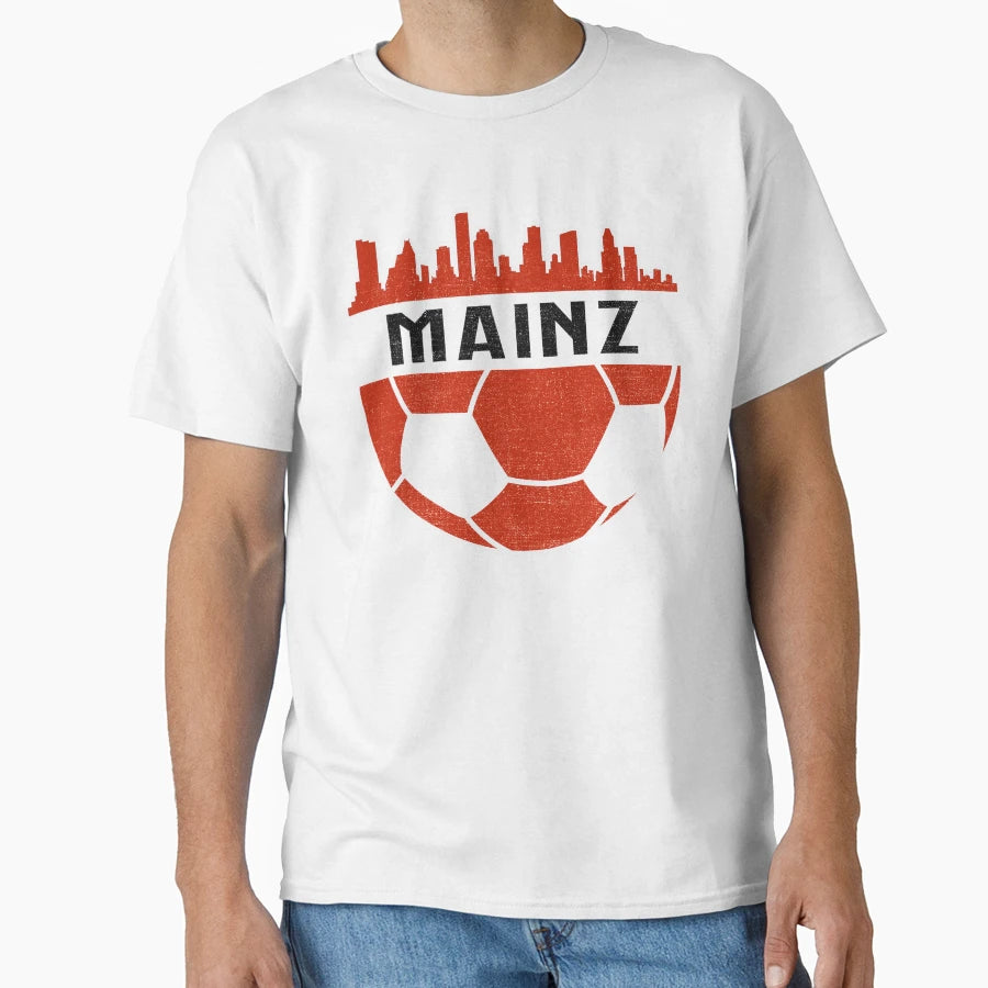 Mainz Fu Ball Fussball Fu Ballverein T-Shirt - Graphic Print for Adults - T-Shirt, Sweatshirt, Hoodie