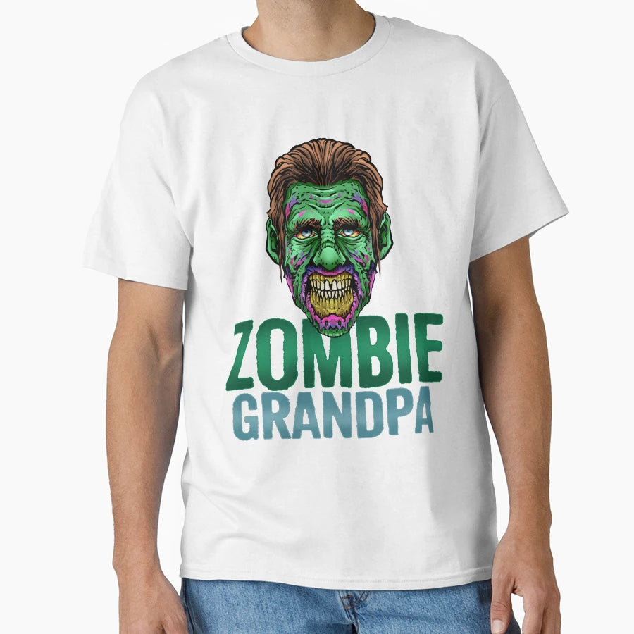 Zombie Grandpa Matching Family Zombie T-Shirt - Streetwear Style for Adults - T-Shirt, Sweatshirt, Hoodie