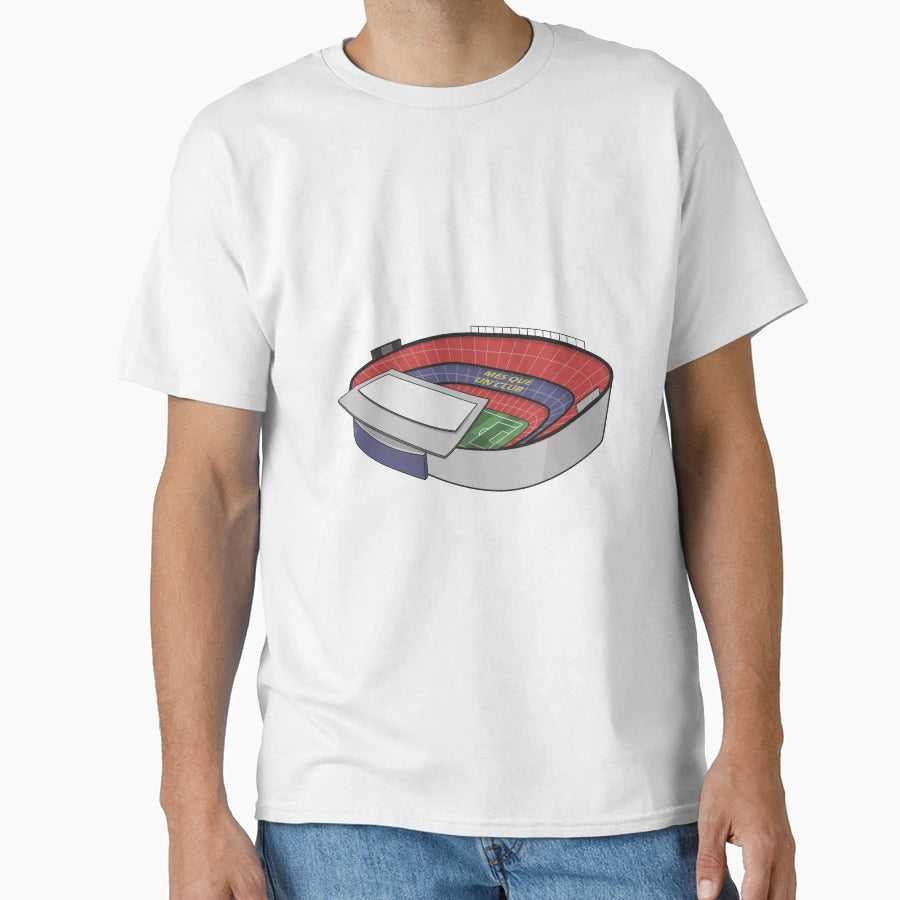 Camp Nou Barcelona T-Shirt - Graphic Print Unisex - T-Shirt, Sweatshirt, Hoodie