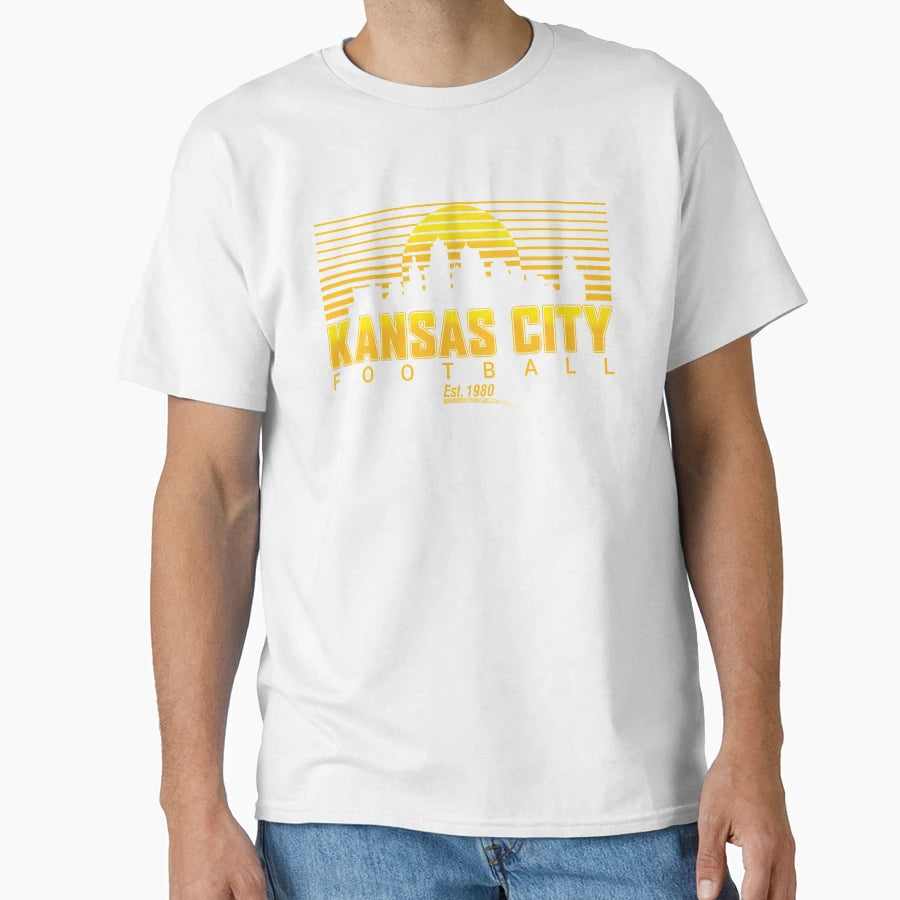 Kansas City Sunset Kc Football Missouri T-Shirt - Novelty Apparel Unisex - T-Shirt, Sweatshirt, Hoodie