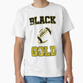 Black And Gold American New Orleans T-Shirt - Custom Art Print for Adults - T-Shirt, Sweatshirt, Hoodie
