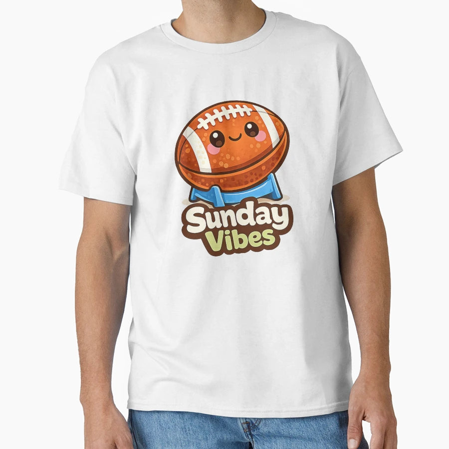 American Football Sunday Vibes T-Shirt - Streetwear Style Unisex - T-Shirt, Sweatshirt, Hoodie