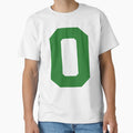 Number 0 Green Zero Sports Number 0 T-Shirt - Graphic Print for Adults - T-Shirt, Sweatshirt, Hoodie
