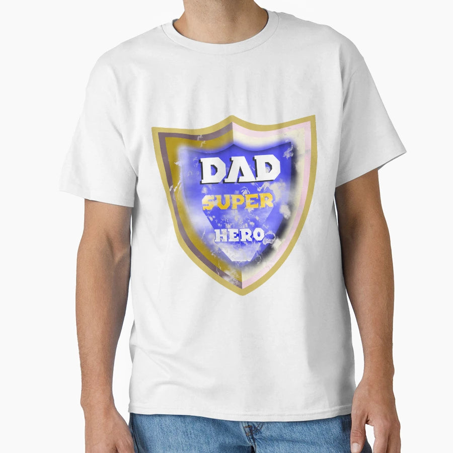 Dad Super Hero T-Shirt - Novelty Apparel for Adults - T-Shirt, Sweatshirt, Hoodie