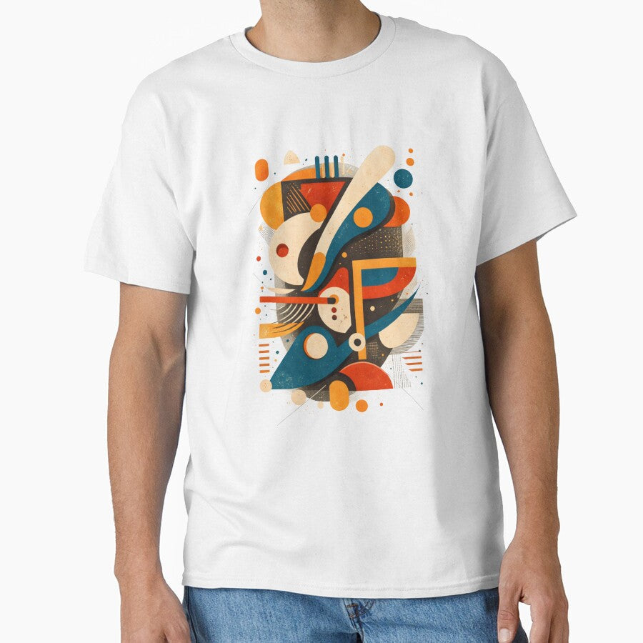 Abstract Geometric Bauhaus Style Art Design by - Adult & Kids T-Shirts, Sweatshirts & Hoodies apparel design preview 1