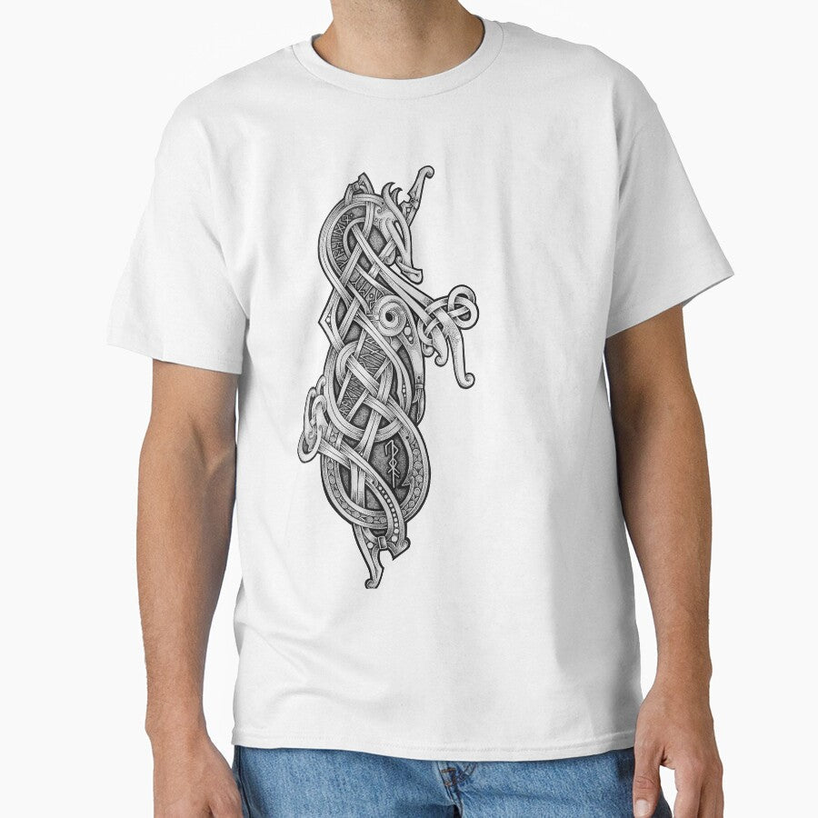 Jörmungandr by MangaCortaTees - Adult & Kids T-Shirts, Sweatshirts & Hoodies apparel design preview 1