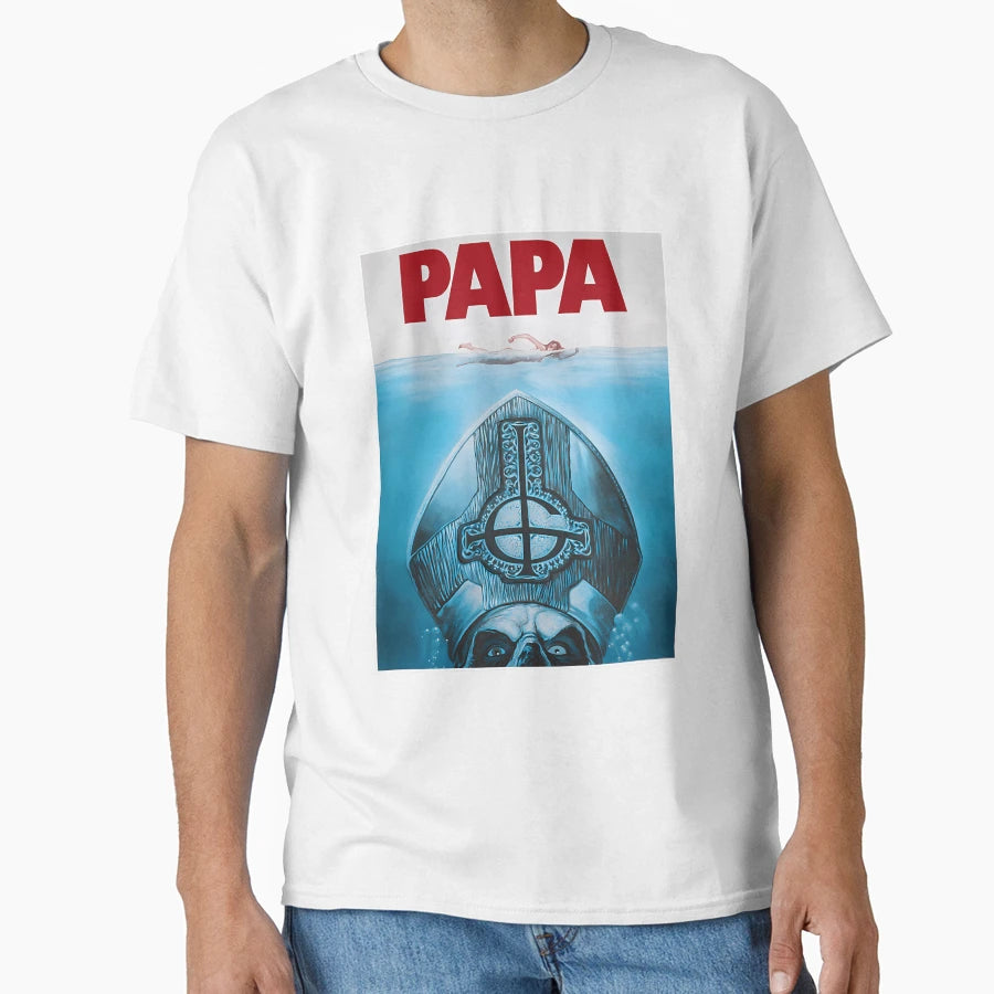 Ghost Papa T-Shirt - Graphic Print Unisex - T-Shirt, Sweatshirt, Hoodie