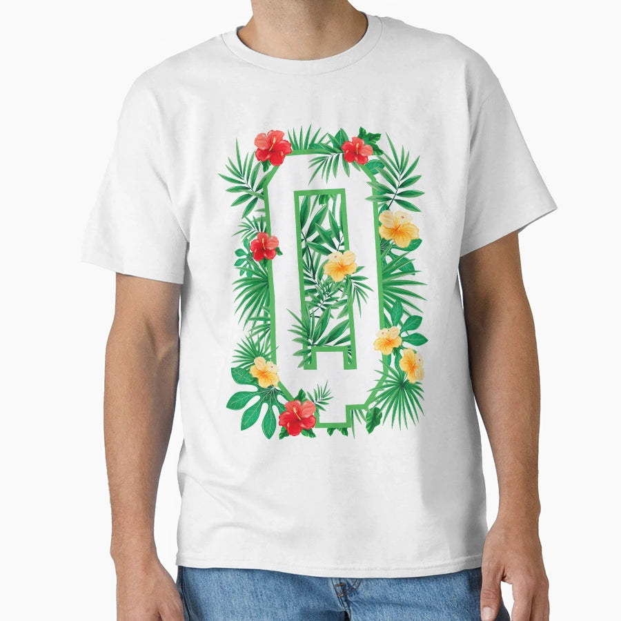 Capital Letter Q Alphabet Monogram T-Shirt - Aesthetic Graphic for Adults - T-Shirt, Sweatshirt, Hoodie