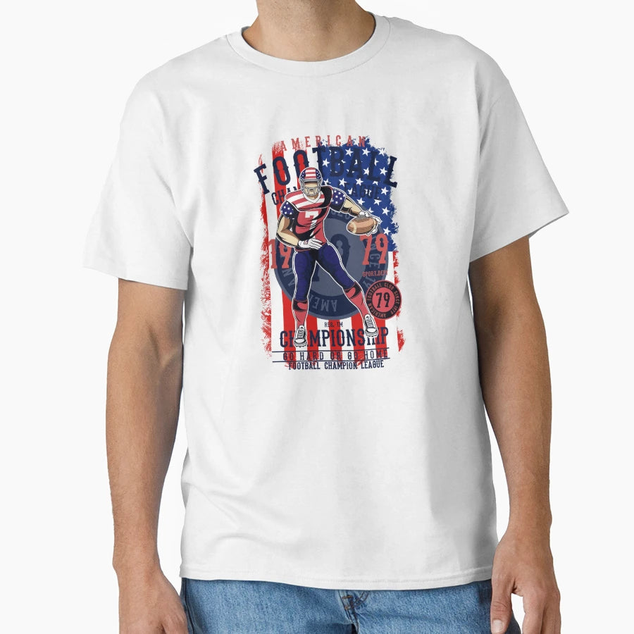 Championship Spirit American Football T-Shirt - Fun Novelty Design Unisex - T-Shirt, Sweatshirt, Hoodie