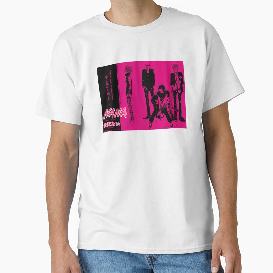 Nana Black Stones Band Spread T-Shirt - Aesthetic Graphic for Adults - T-Shirt, Sweatshirt, Hoodie
